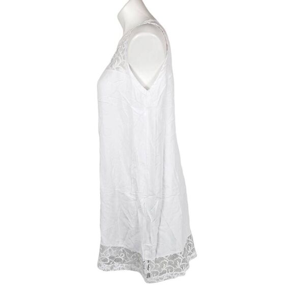 Blanc Du Nil white tank dress Size M/L - Picture 2 of 8